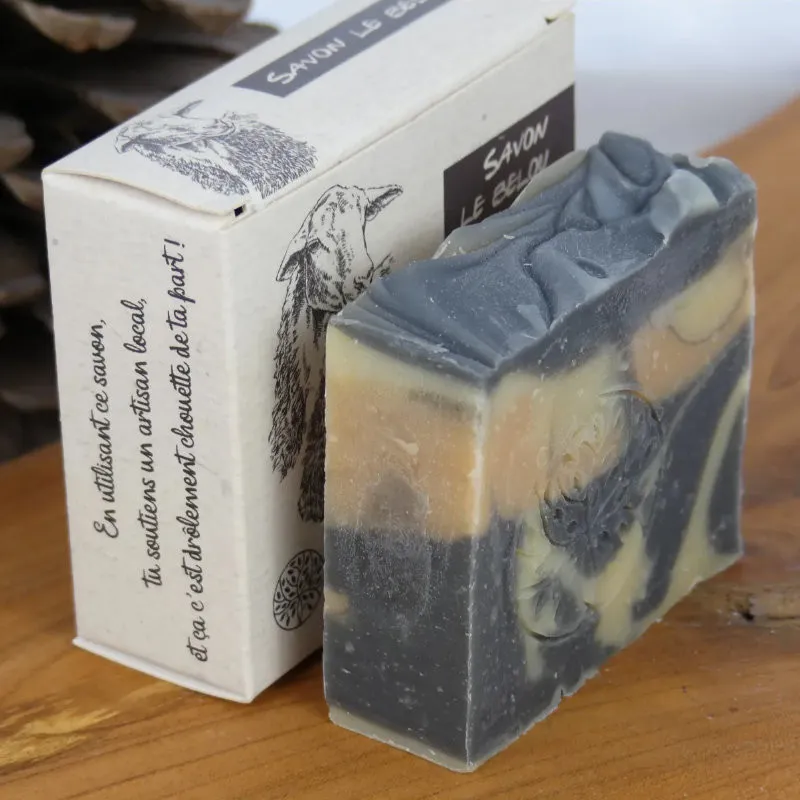 Savon Belou | Savon artisanal naturel fabriqué à froid - La Savonnerie La Rose Trémière