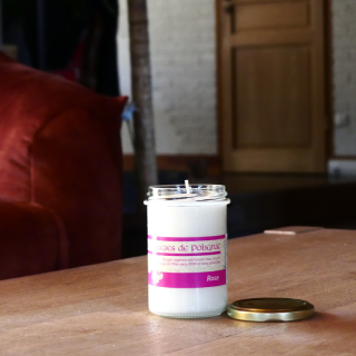 Bougie végétale Rose