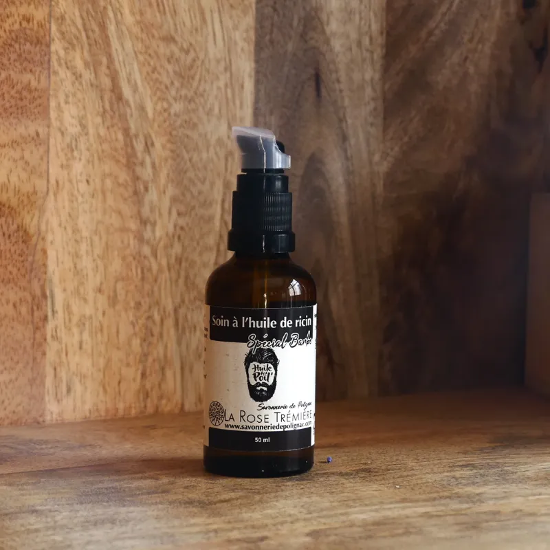 Huile nourrissante pour barbe - Argan, jojoba et huiles essentielles