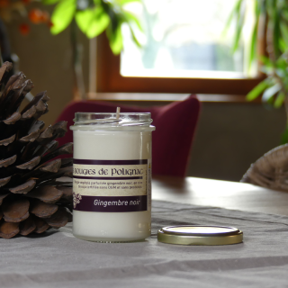 Bougie Gingembre Noir - Cire végétale