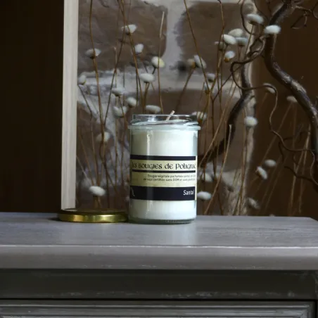 Bougie végétale santal