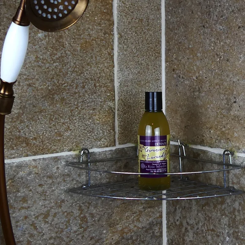 Savon liquide naturel - Olive, tournesol, ricin et huiles essentielles de lavande et géranium