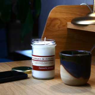 Bougie Cannelle Orange – Bougie artisanale parfumée | Les Bougies de Polignac