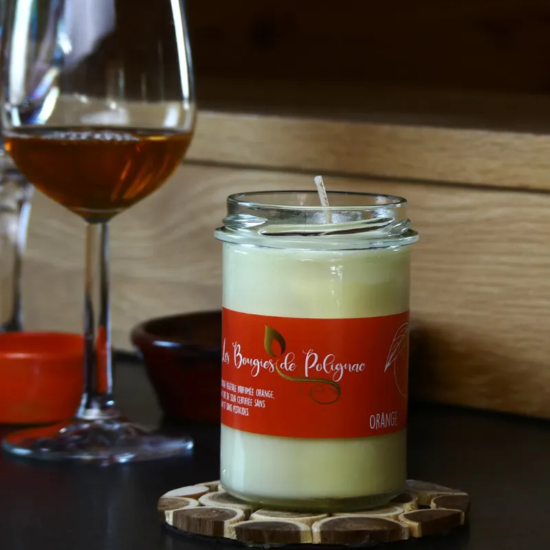 Bougie à l'orange