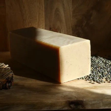 Savon naturel du Velay - Lentille verte du Puy, Verveine et karité