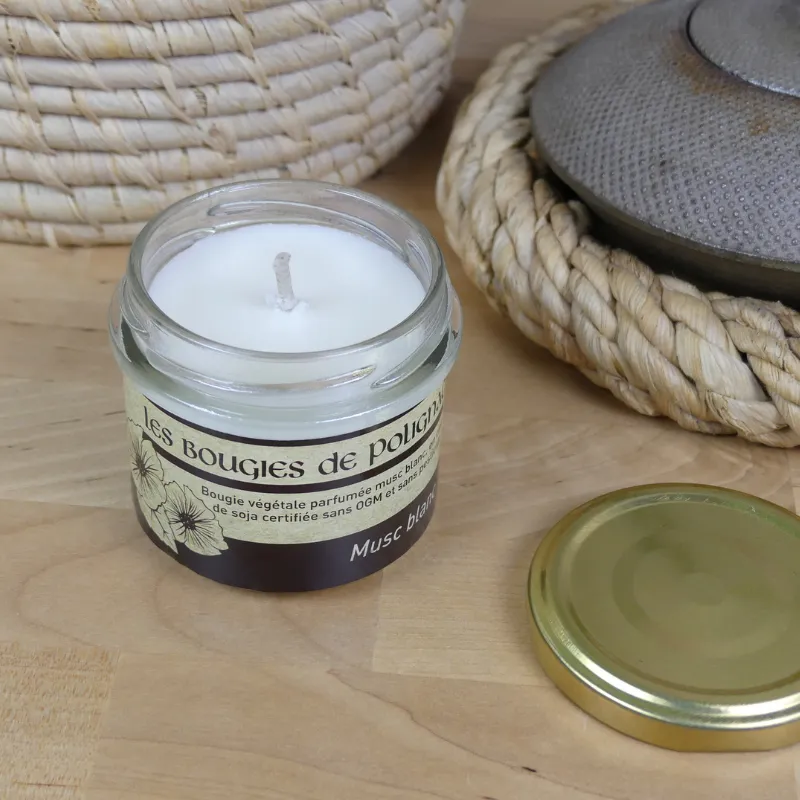 Petite bougie Musc Blanc