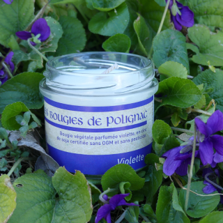 Petite bougie Violette