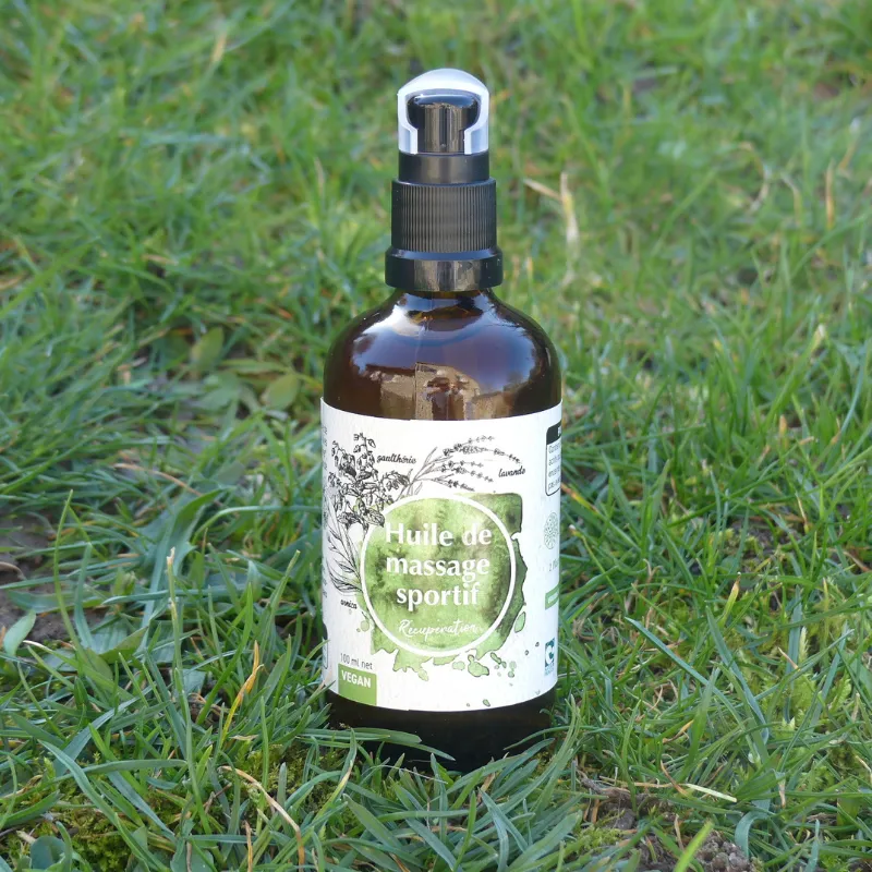 Huile de massage sportif - Arnica et huiles essentielles actives