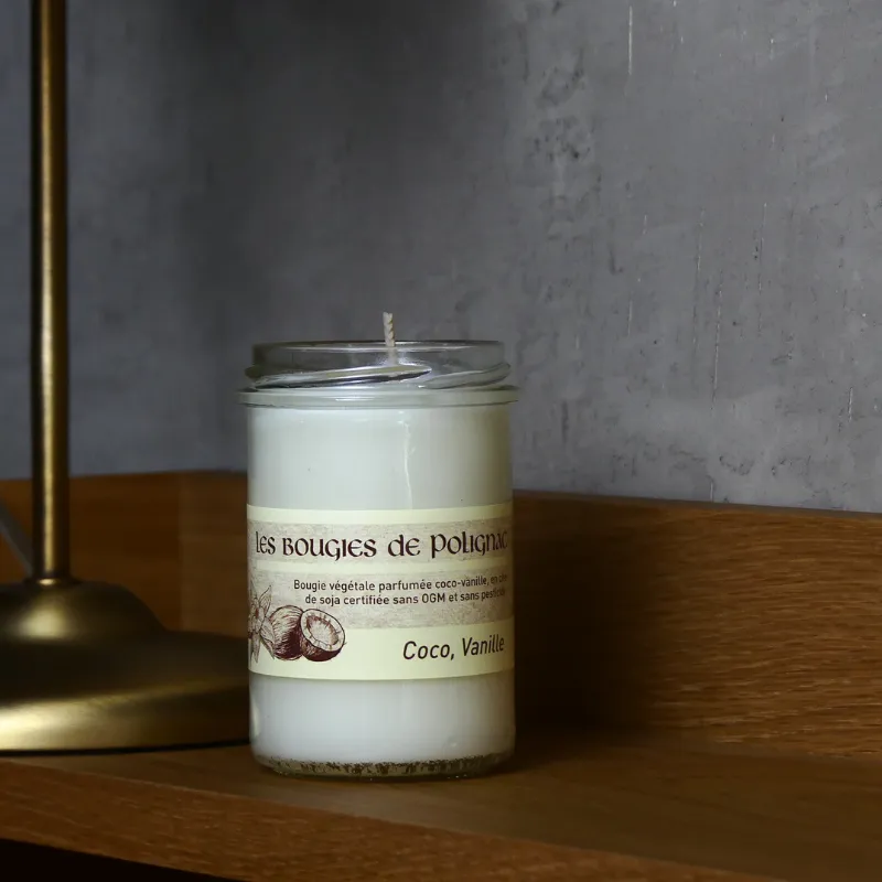 Bougie coco vanille