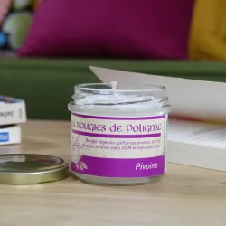 Petite Bougie végétale Pivoine