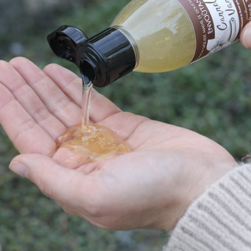 Savon liquide naturel envoûtant - Vanille et cannelle bio