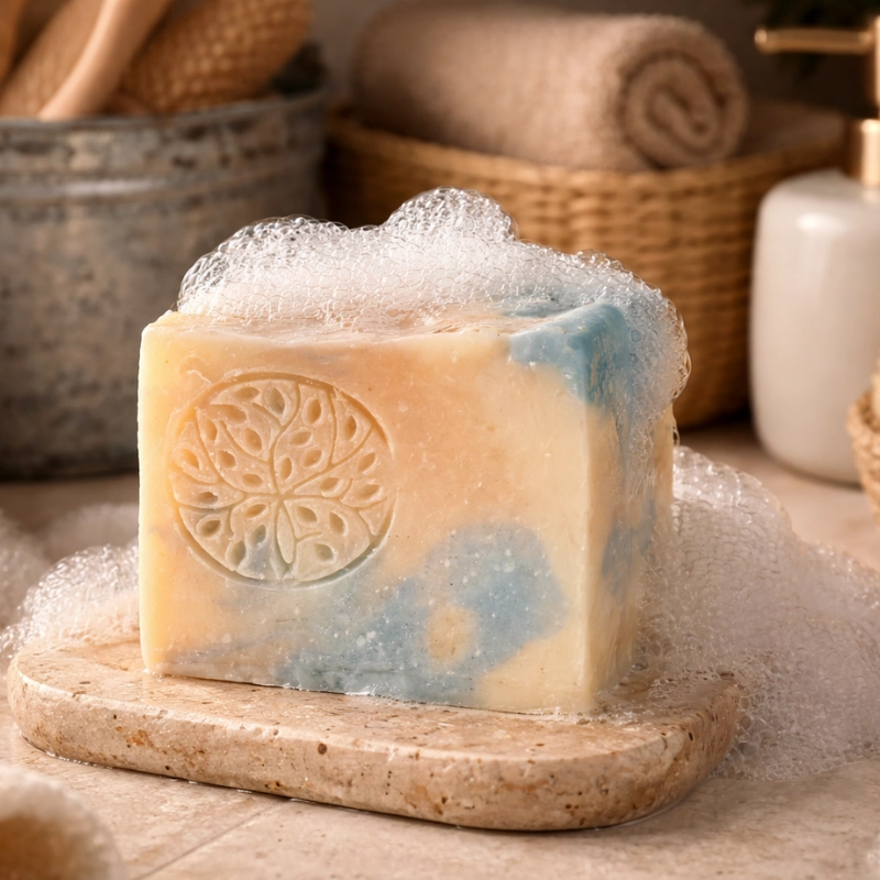 Savon La Biquette | Savon artisanal au lait de chèvre - La Savonnerie La Rose Trémière