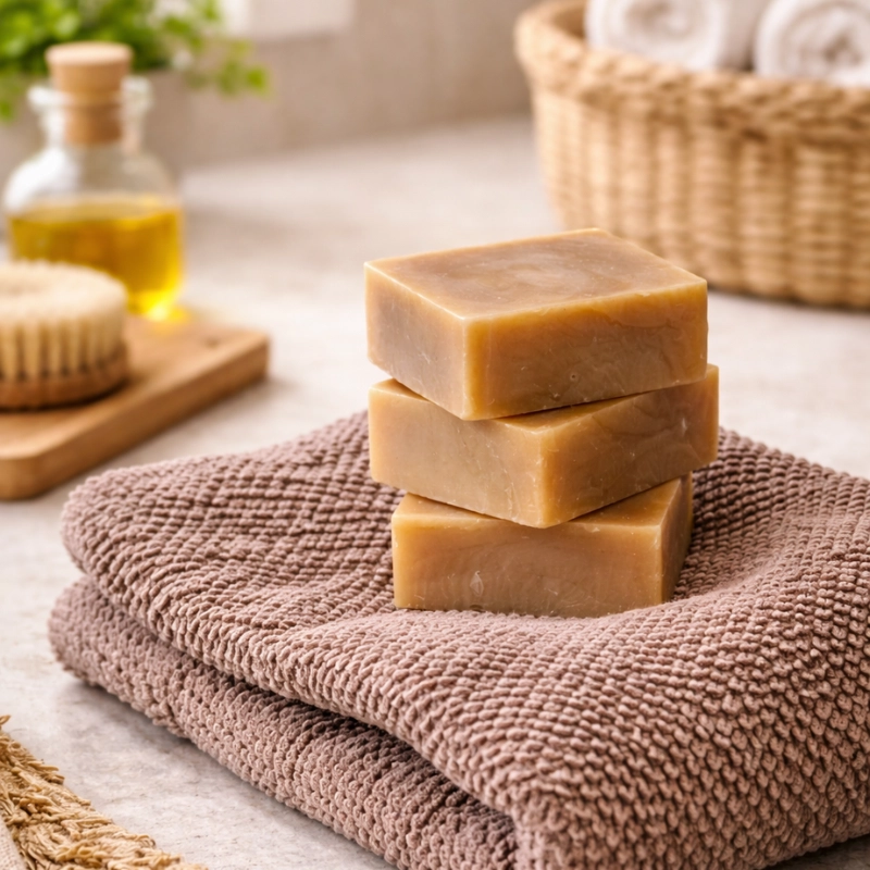 Pain de savon économique Lait d'ânesse et agrumes