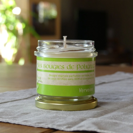 bougie parfumée verveine