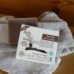 Savon au Cade | Savon artisanal naturel purifiant - La Savonnerie La Rose Trémière