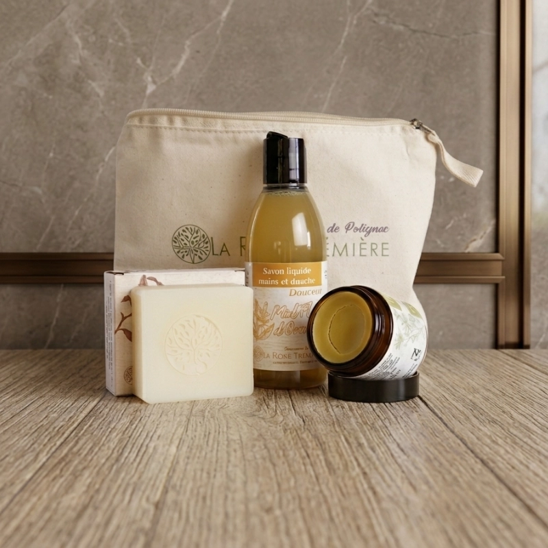 Coffret cadeau Maman & Bébé – Savons naturels & baume | Savonnerie de Polignac