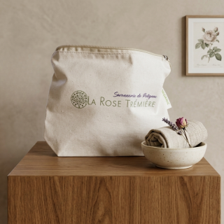 Trousse coton bio personnalisée | Savonnerie de Polignac