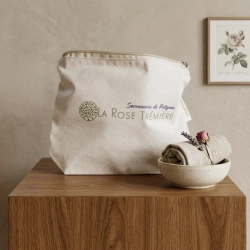 Trousse coton bio personnalisée | Savonnerie de Polignac