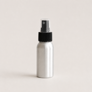 Flacon aluminium spray 30 ml vide rechargeable | Savonnerie de Polignac
