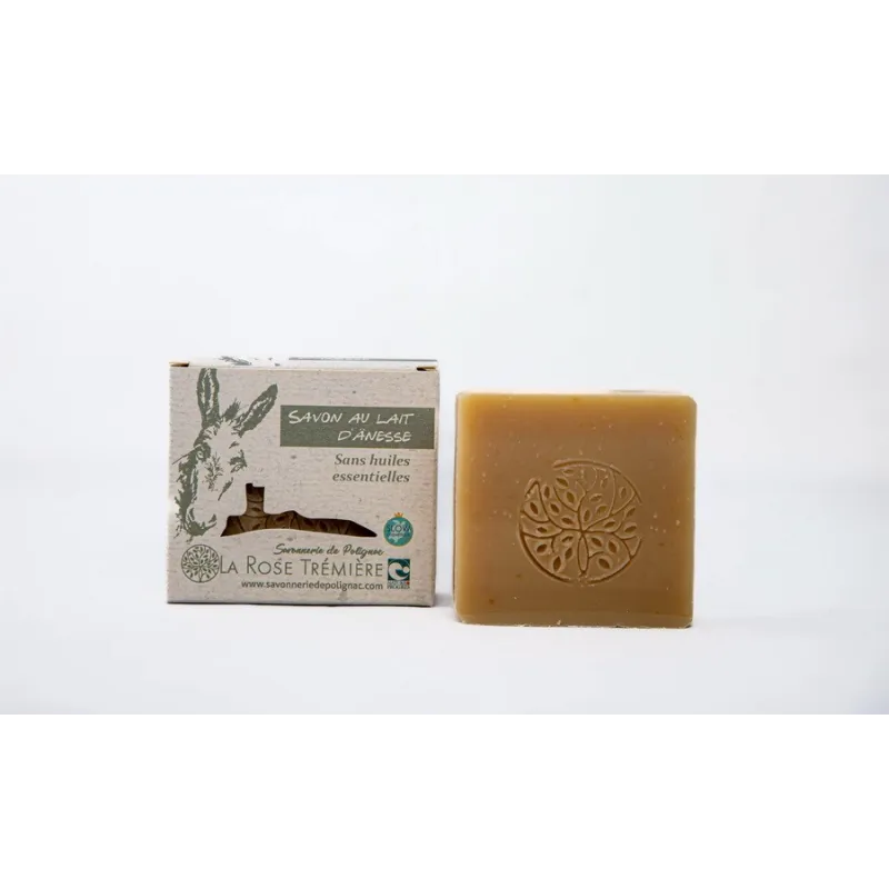 savon au lait d'ânesse sans huile essentielle naturel et doux