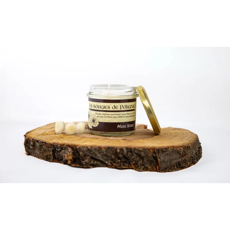 Petite bougie Musc Blanc