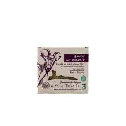 Savon La Biquette surgras La Rose Trémière emballage éco-responsable