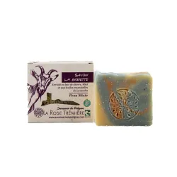 Texture du Savon La Biquette naturel et artisanal