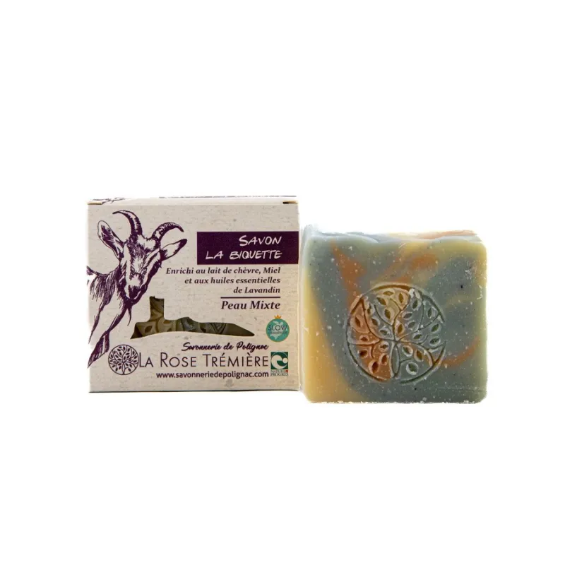 Texture du Savon La Biquette naturel et artisanal