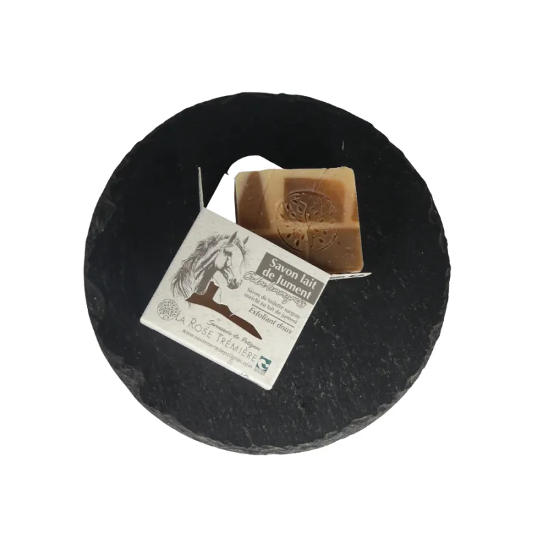 Savon naturel au lait de jument - Exfoliant doux, naturel et hydratant