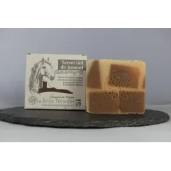 Savon naturel au lait de jument - Exfoliant doux, naturel et hydratant