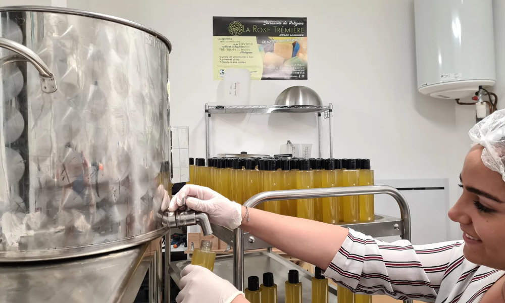 Visite de la savonnerie de Polignac